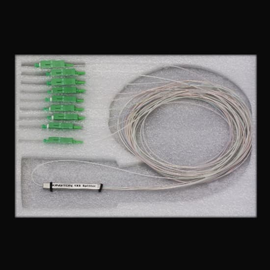 Сплиттер оптоволоконный в корпусе PLC-1×4 SC/UPC