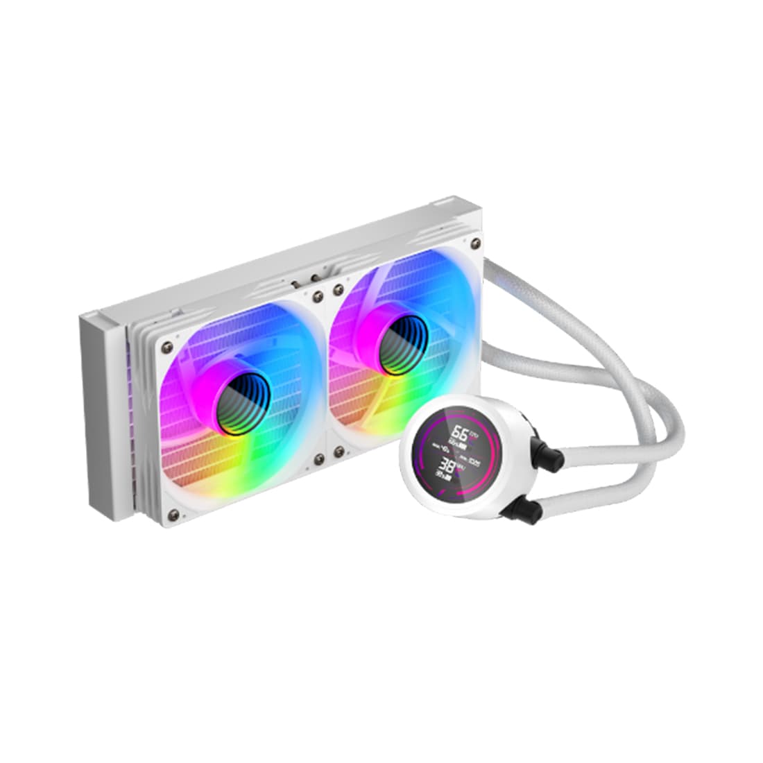 Кулер с водяным охлаждением 1STPLAYER TS4 240 WHITE