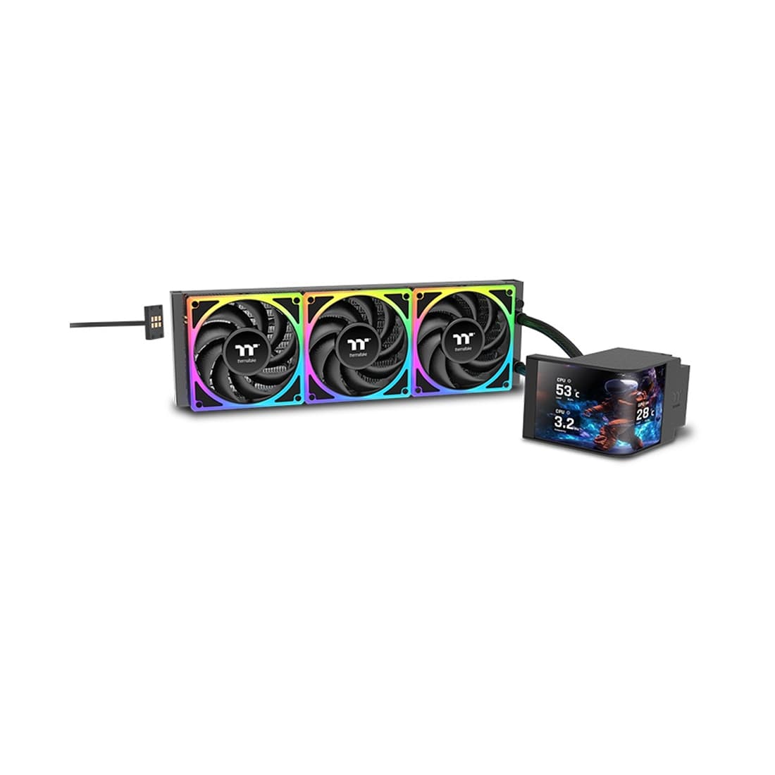 Кулер с водяным охлаждением Thermaltake MAGCurve 360 Ultra Black